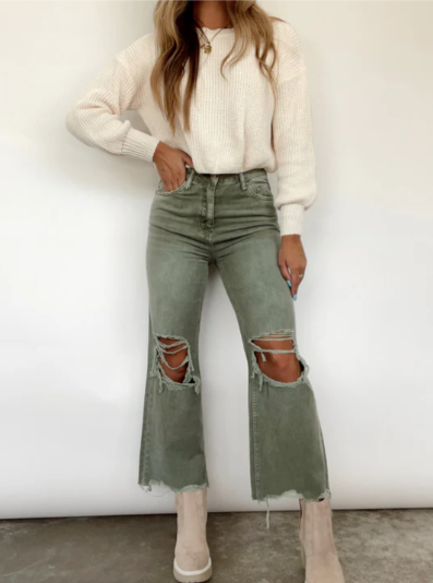Women's ripped jeans