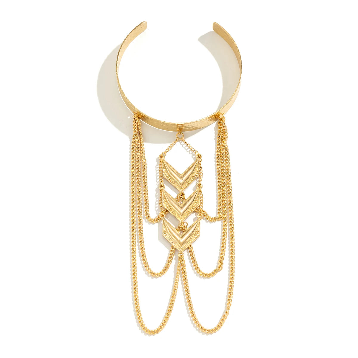 Layered Chain Arm Cuff