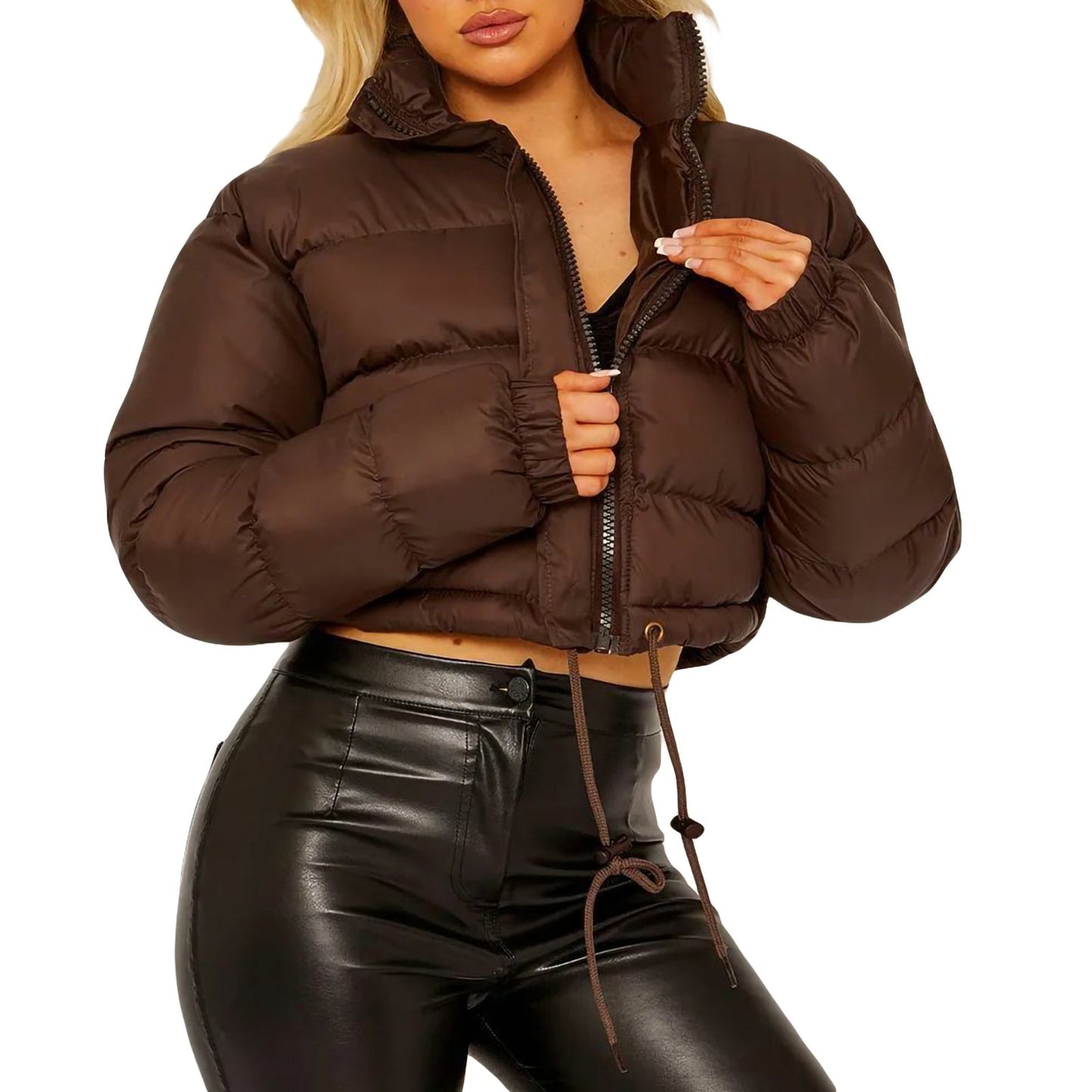 Women's warm padded winter jacket