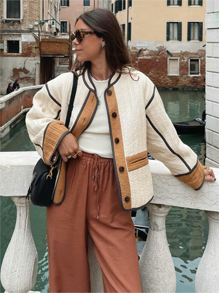 Women's unique patchwork jacket