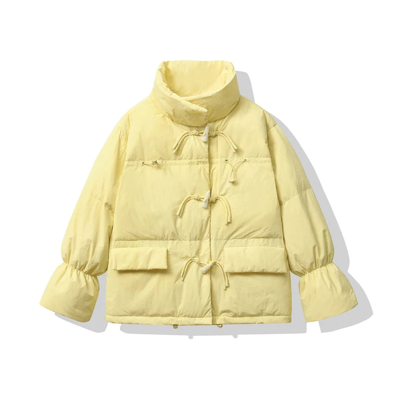 Women's white vintage parka jacket
