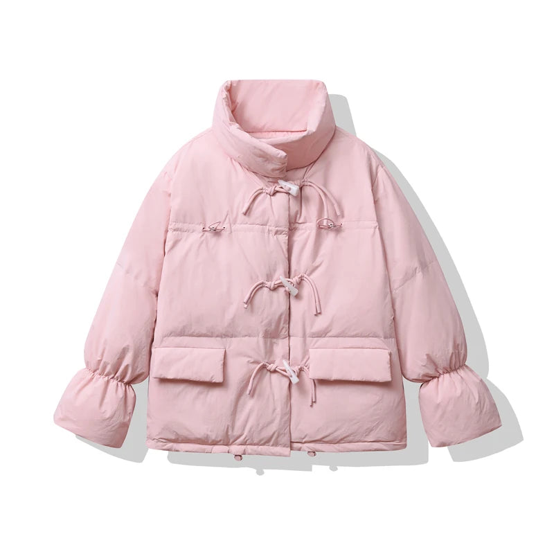 Women's white vintage parka jacket
