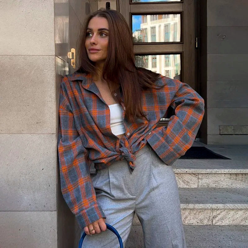 Women's vintage long sleeve sweater