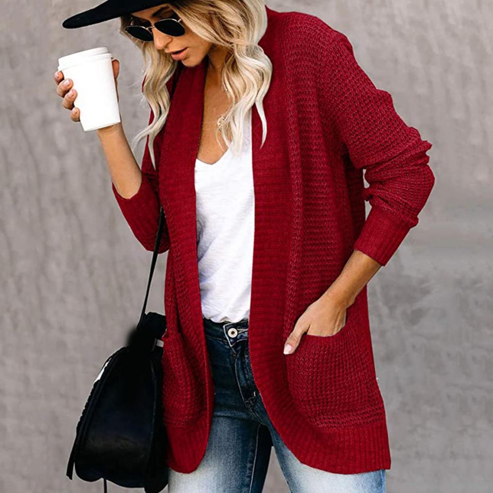 Winter knitted cardigan long sleeve for Women
