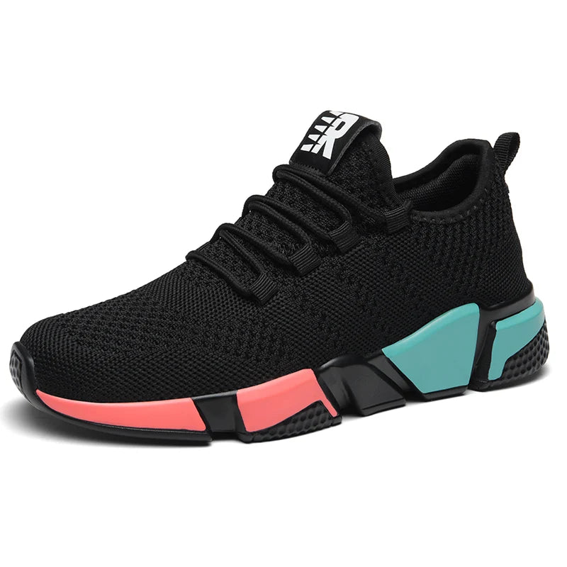 Women's Athletic Sneakers - Breathable Mesh - Lightweight Cushioning - Sporty Casual
