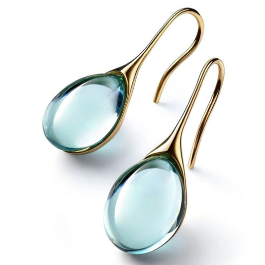 Sparkling Crystal Drop Earrings