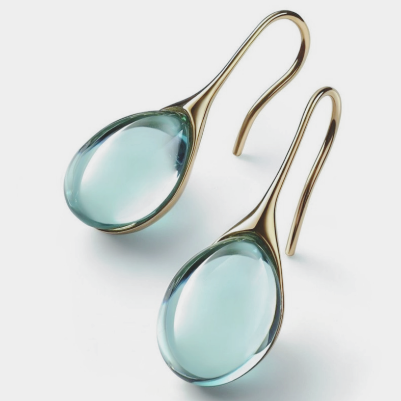Sparkling Crystal Drop Earrings