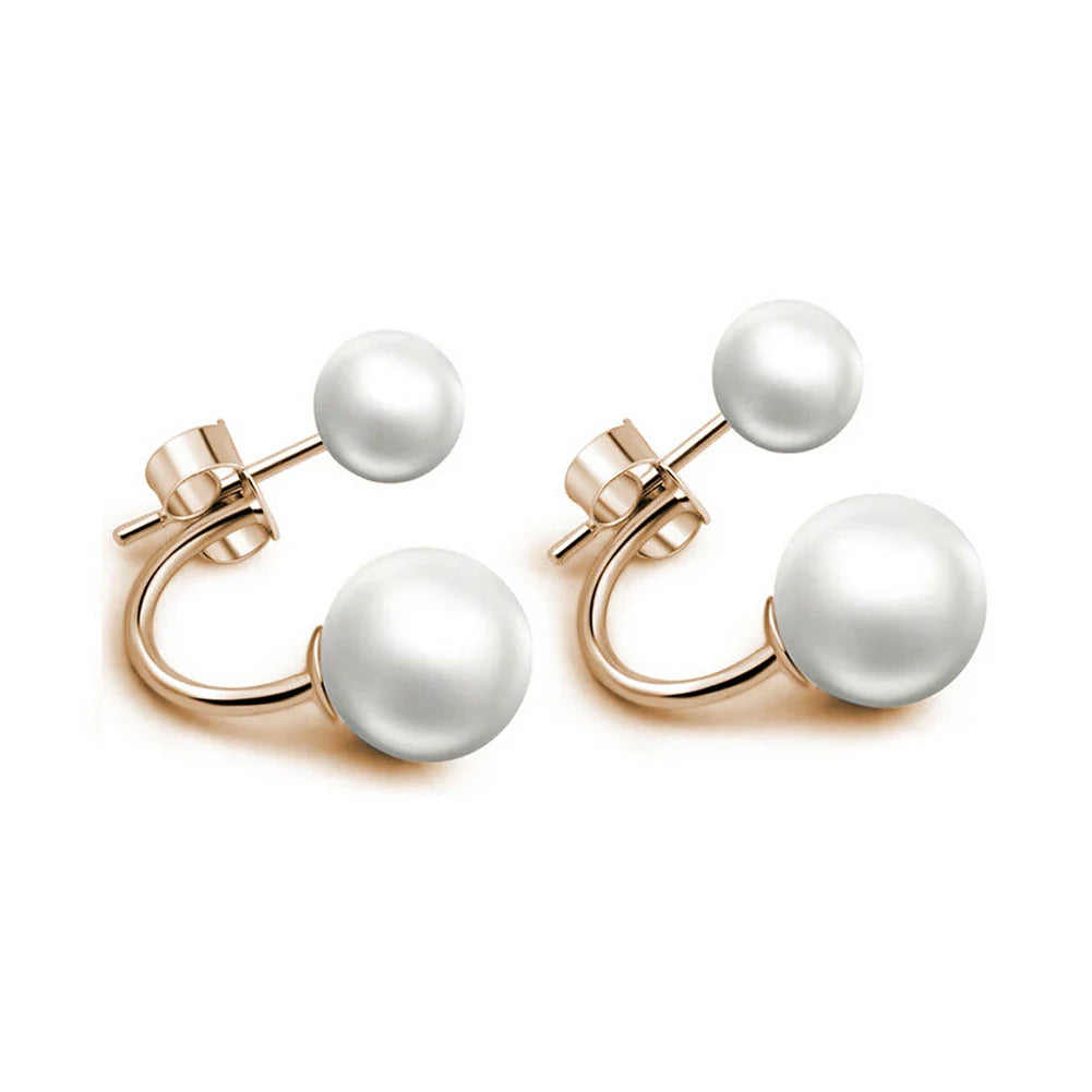 Double-Sided Drop Earrings