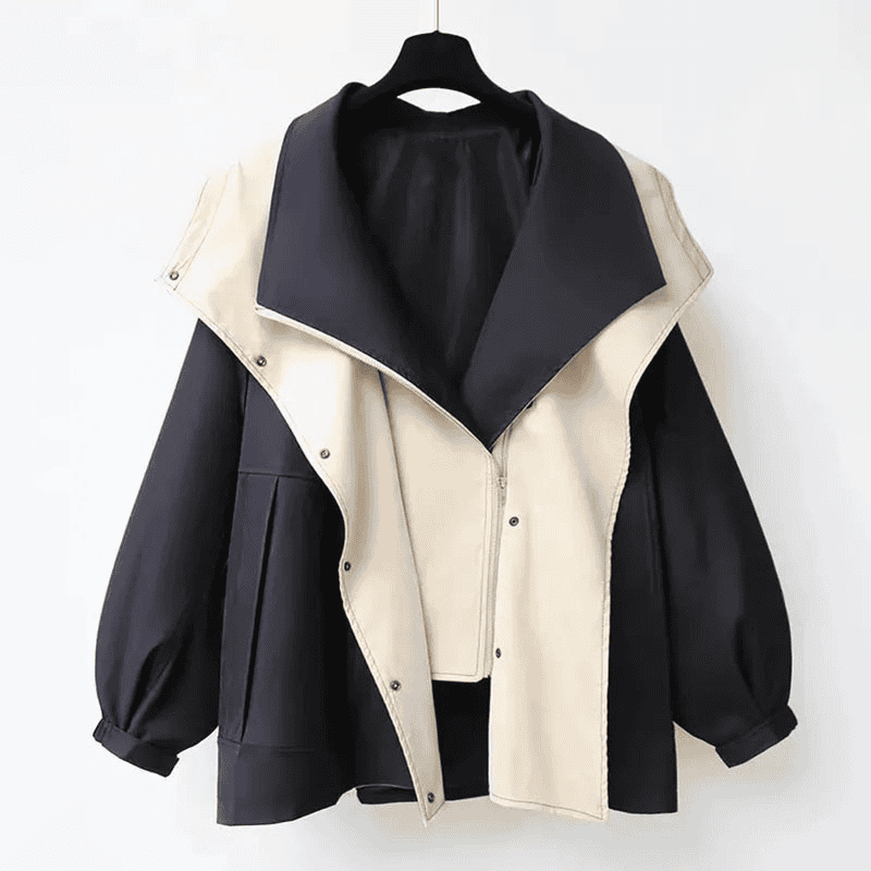 Women's windbreaker jacket with hood