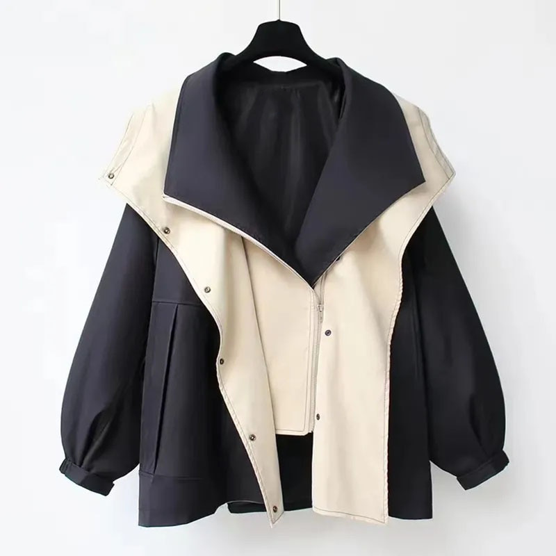 Pennie - mid-length hooded cargo coat