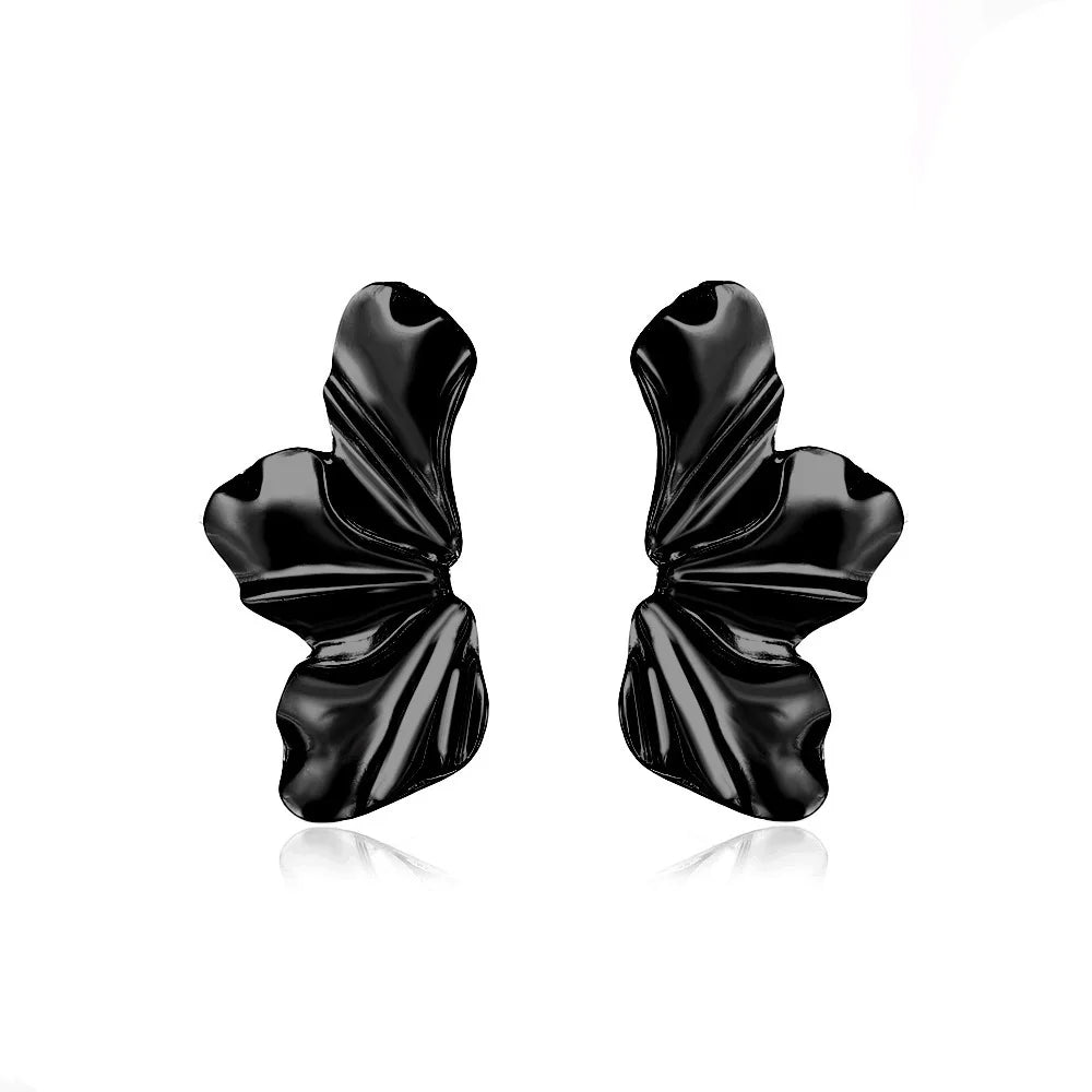 Tamika - french flower stud earrings