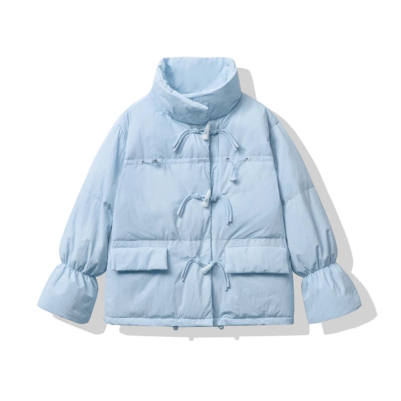 Women's white vintage parka jacket