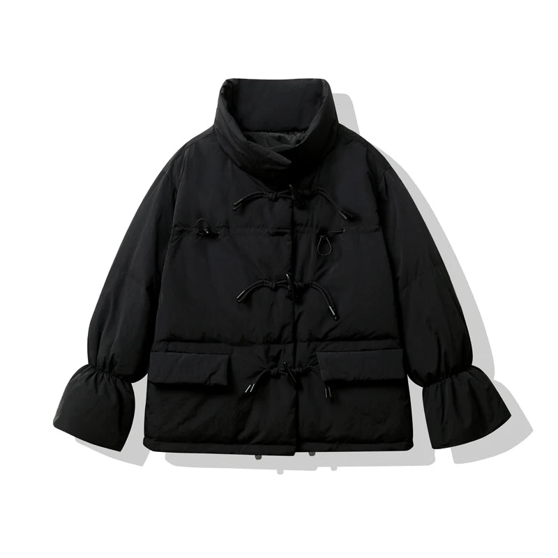 Women's white vintage parka jacket