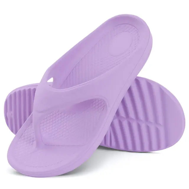 Unisex Flip Flops – Slip-On Thong Design – Textured Sole – Casual Indoor Outdoor Wear