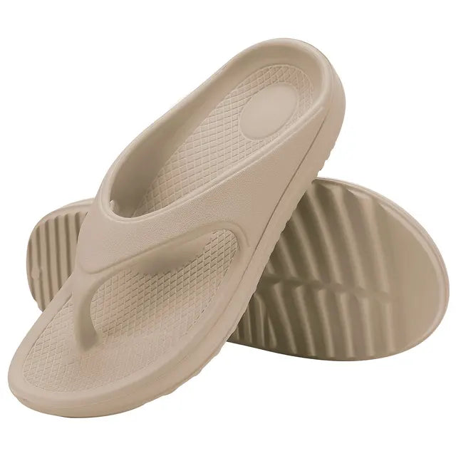 Unisex Flip Flops – Slip-On Thong Design – Textured Sole – Casual Indoor Outdoor Wear