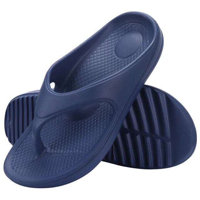 Unisex Flip Flops – Slip-On Thong Design – Textured Sole – Casual Indoor Outdoor Wear