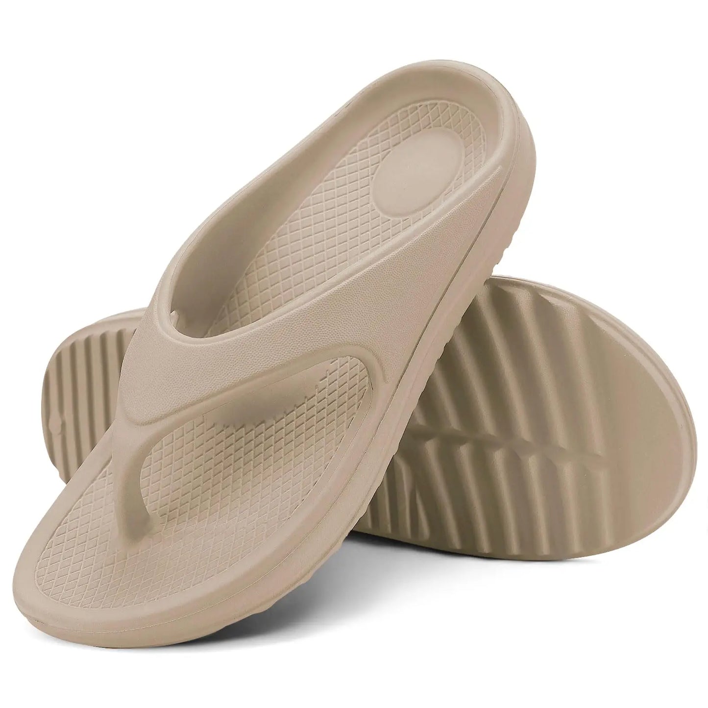 Unisex Flip Flops – Slip-On Thong Design – Textured Sole – Casual Indoor Outdoor Wear
