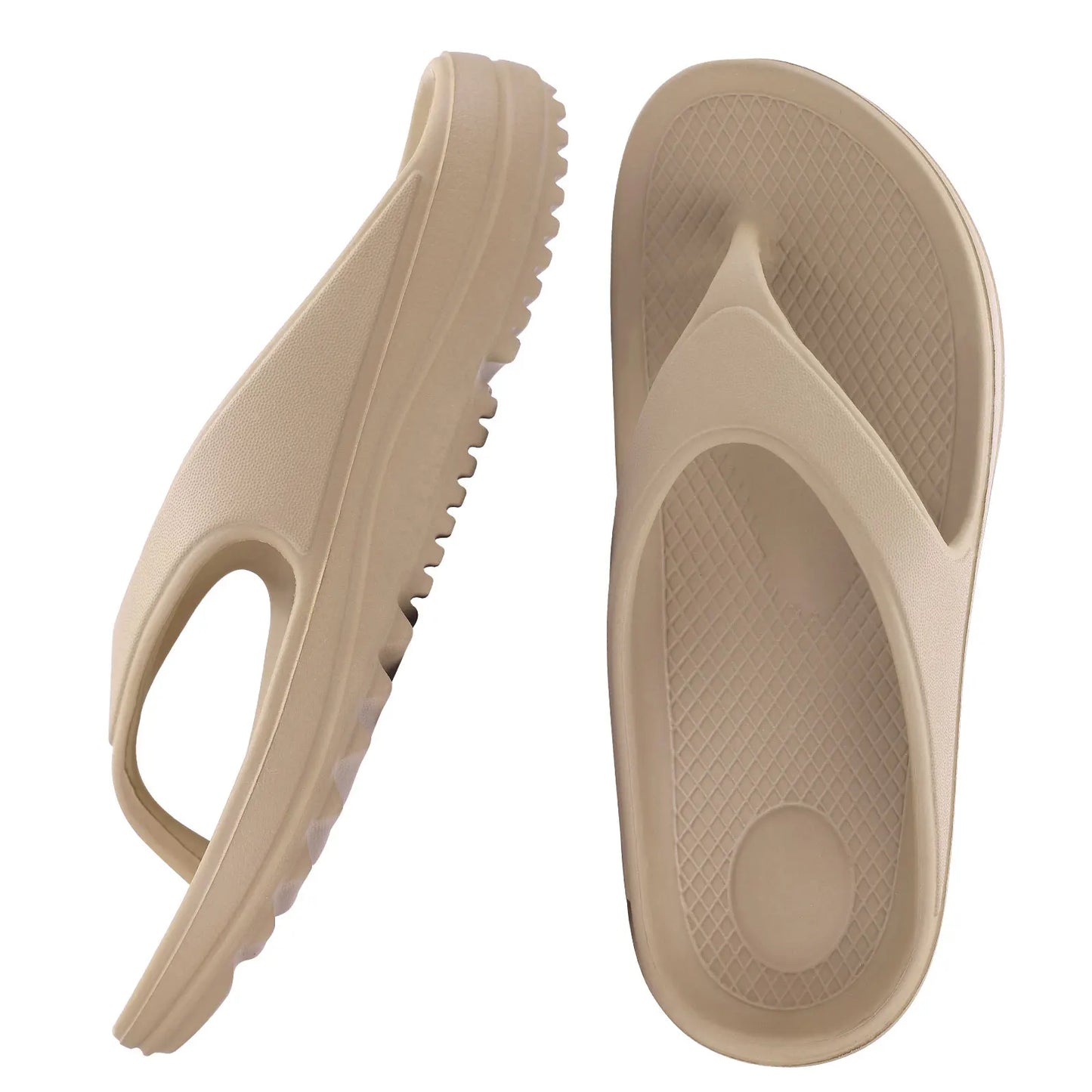 Unisex Flip Flops – Slip-On Thong Design – Textured Sole – Casual Indoor Outdoor Wear