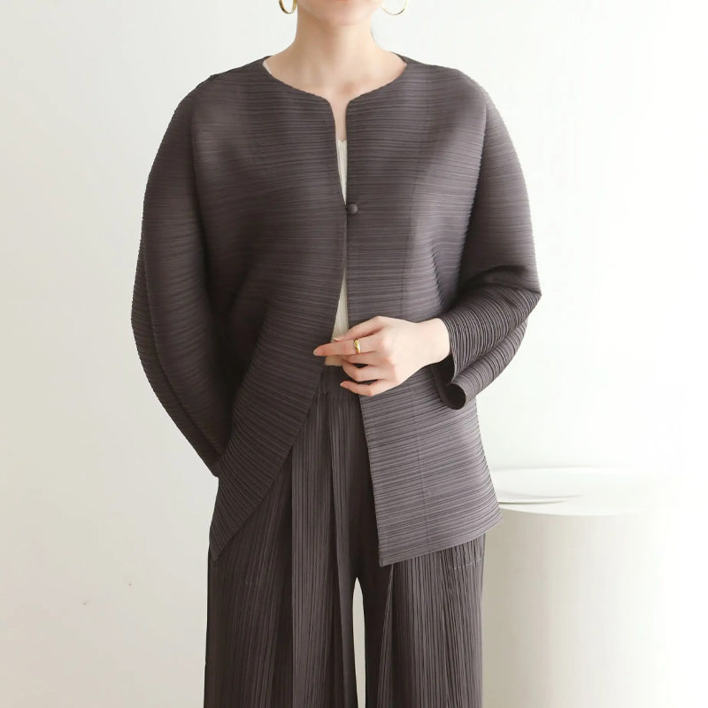 Women's loose fluffy slim nine-point sleeve cardigan for autumn and spring