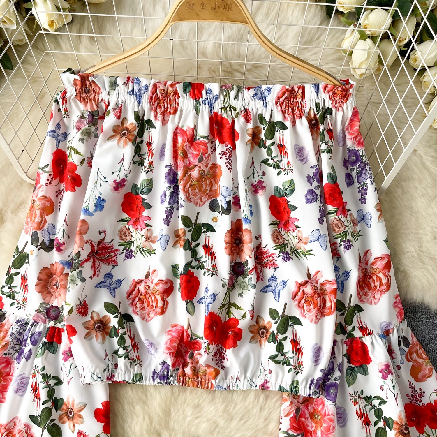 Chiffon Off-Shoulder Chic Top