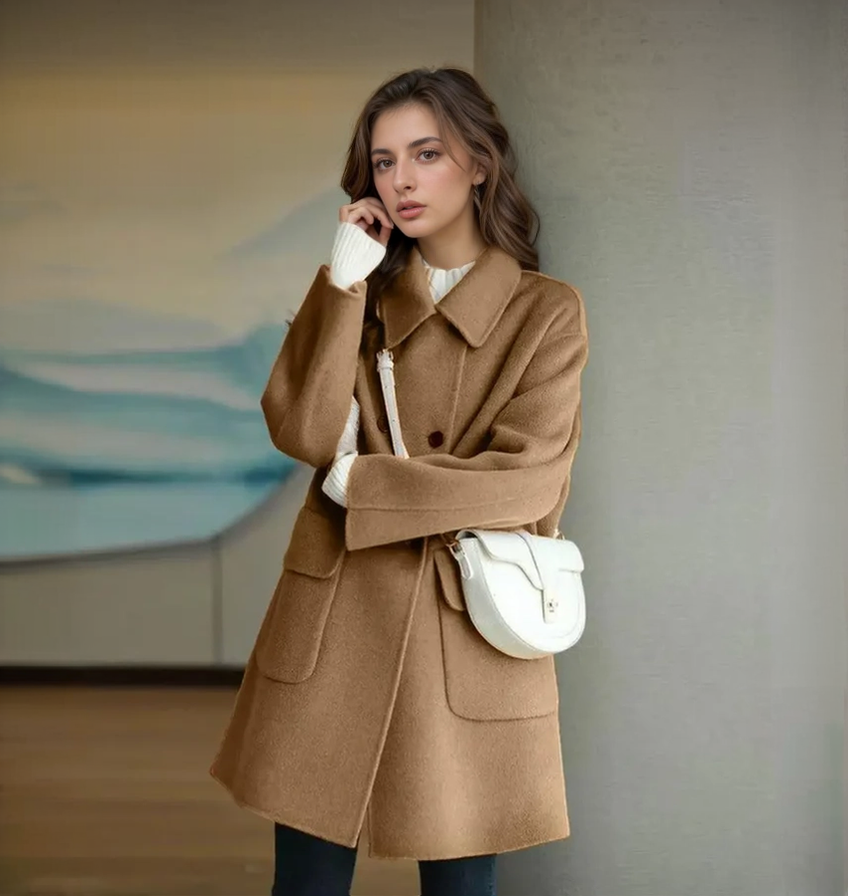 Women's warm loose fit autumn winter jacket