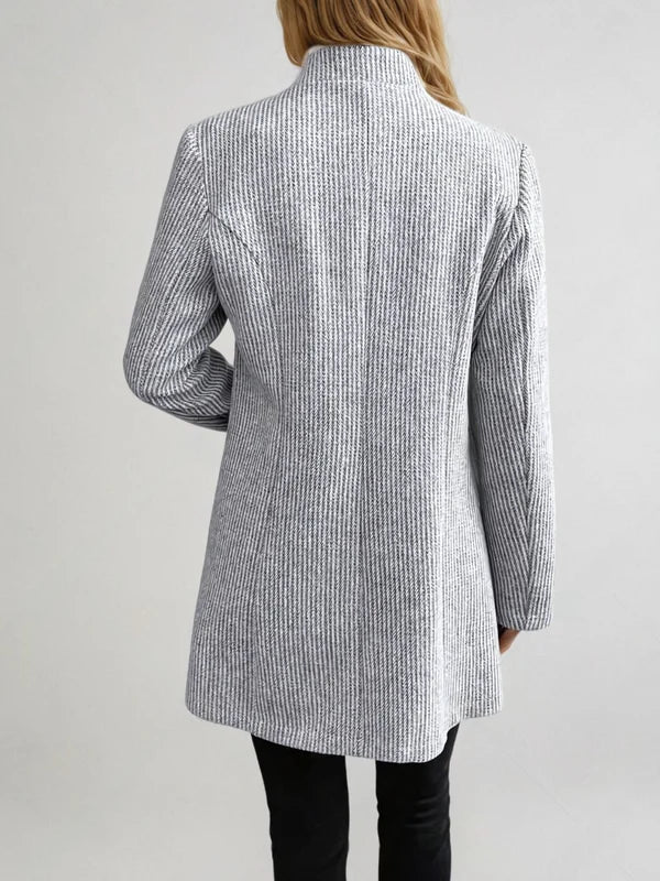 Button Closure Fashionable Blazer Jacket