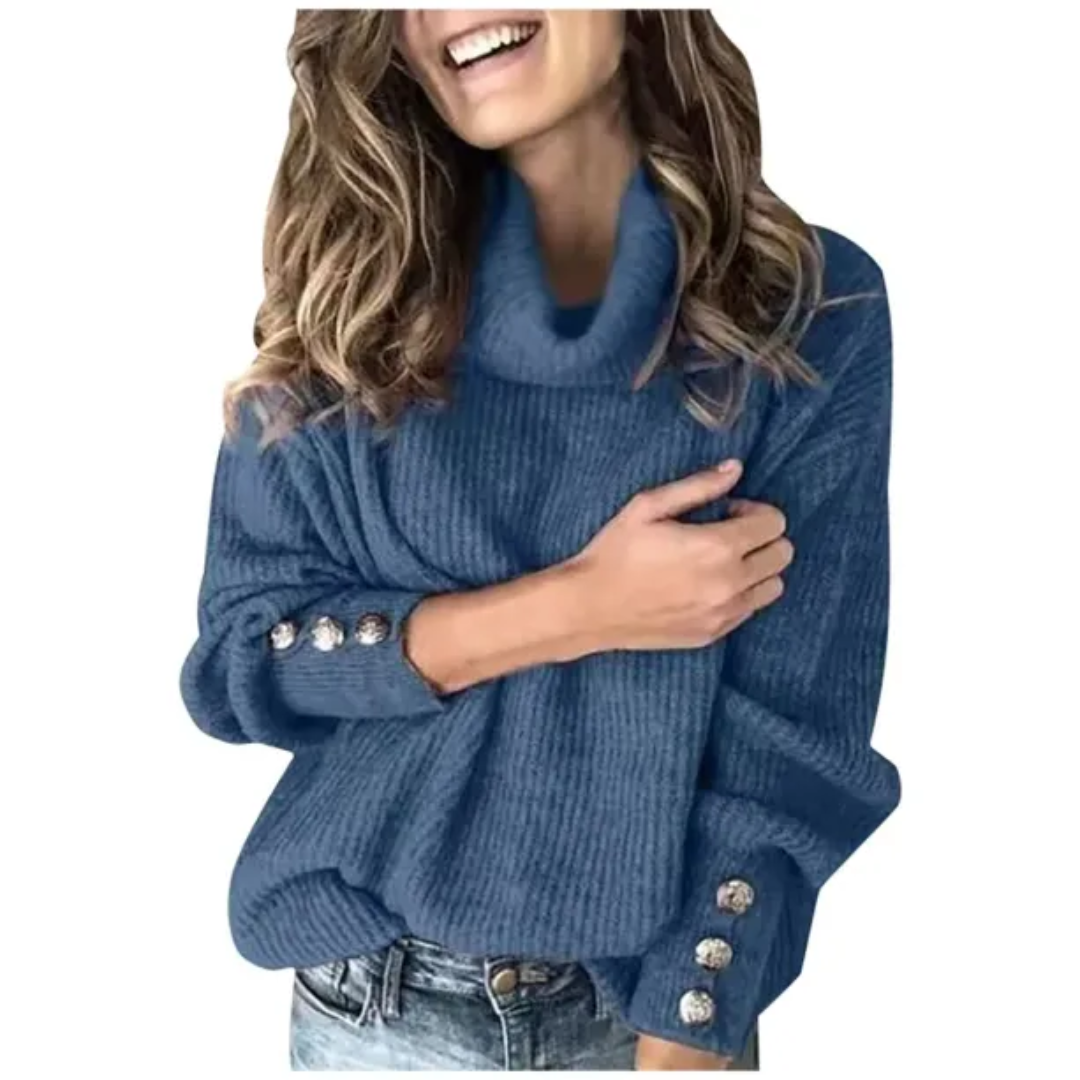 Women's turtleneck sweater for autumn winter