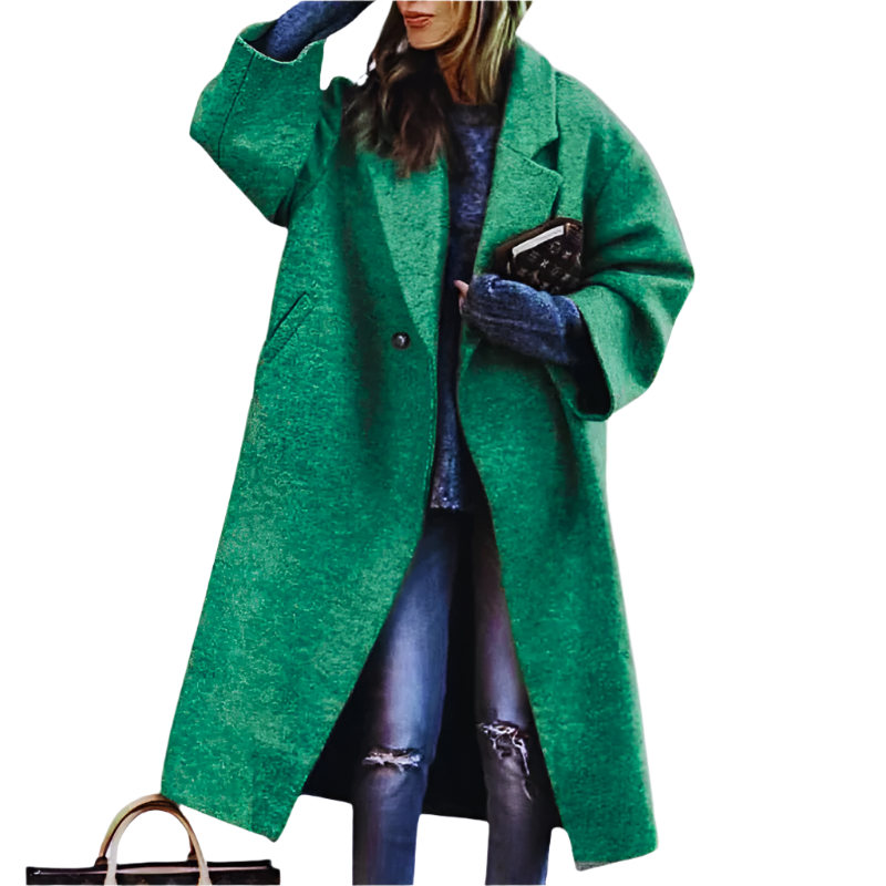 Women's warm coat in enchanting colors