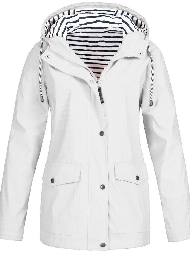 Waterproof and windproof jacket for women