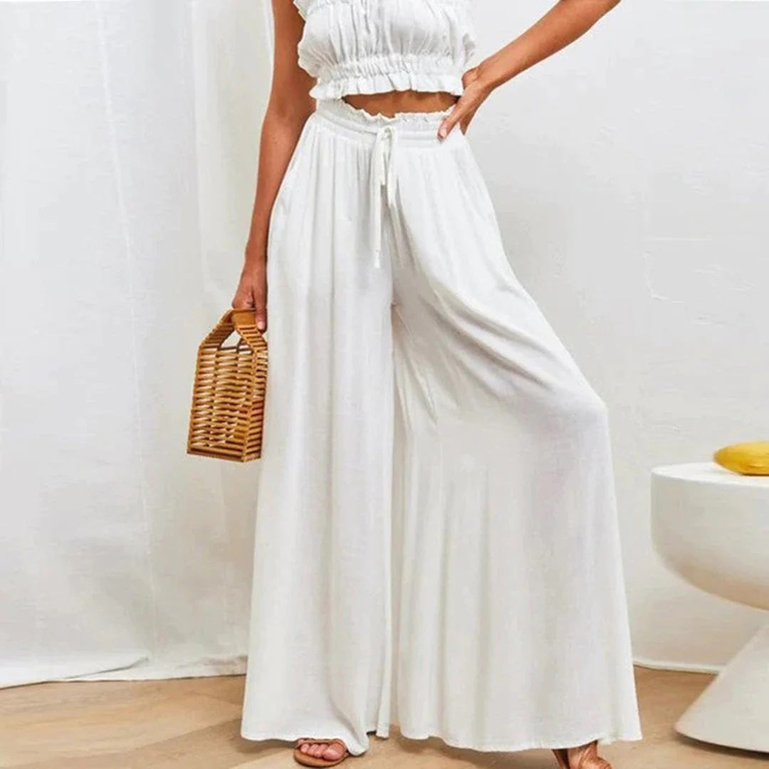 Loose wide-leg trousers for women