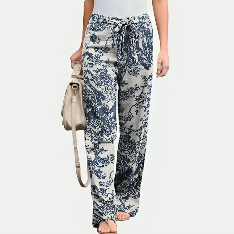 Women's floral trousers