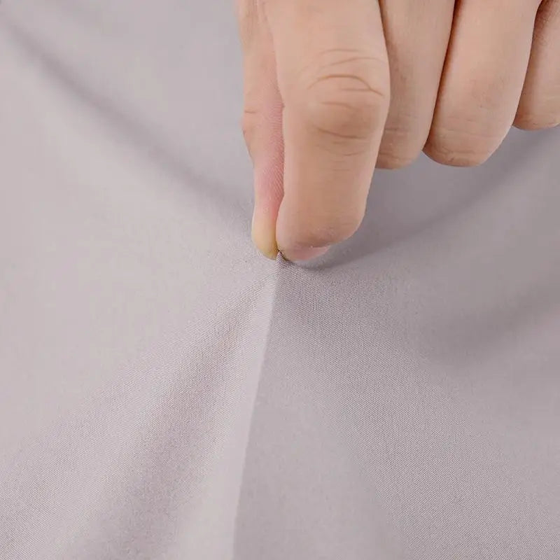 Silky High-Waisted Trousers