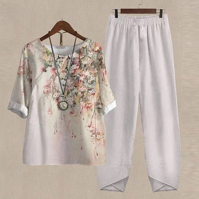 Lisanne - Two-piece set with pattern