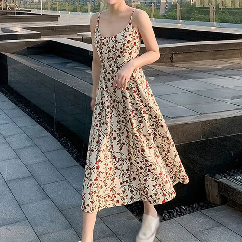 Sleeveless Summer Spaghetti Strap Dress