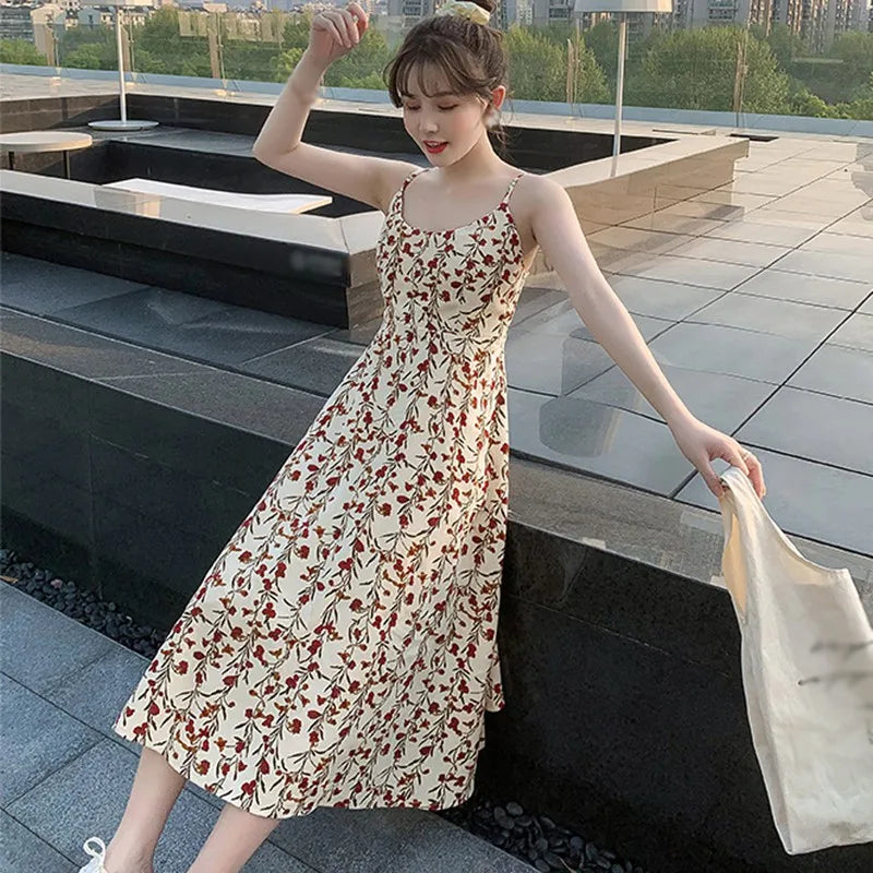 Sleeveless Summer Spaghetti Strap Dress