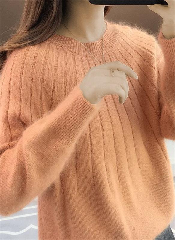 Women's soft sweaters in various colors