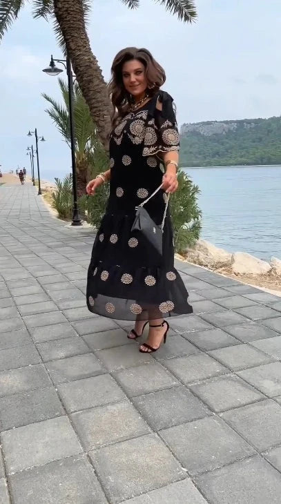 Elegant Printed Lightweight Dress