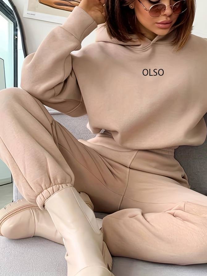 Women’s Hoodie - Soft Cotton Blend - Relaxed Fit - Adjustable Drawstring Hood