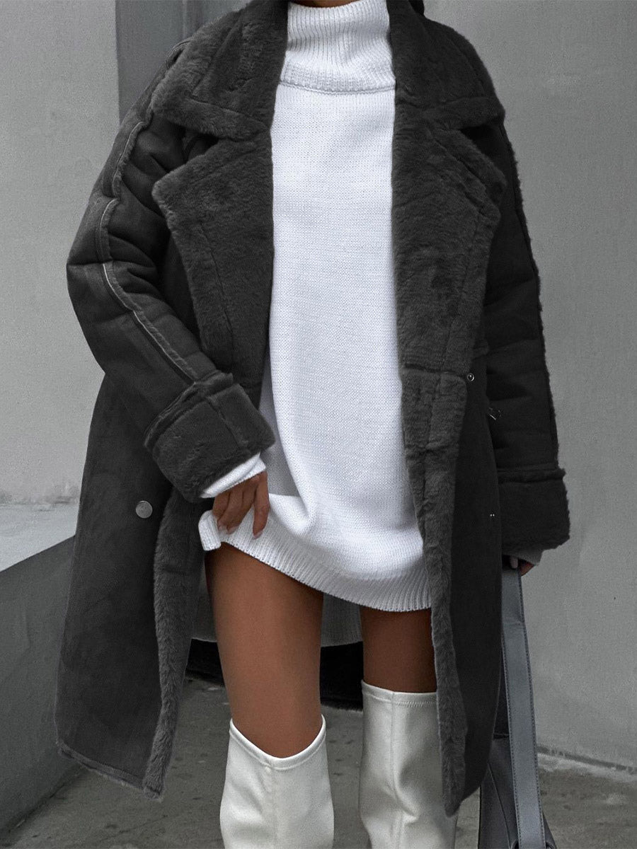 Lapel Winter Coat
