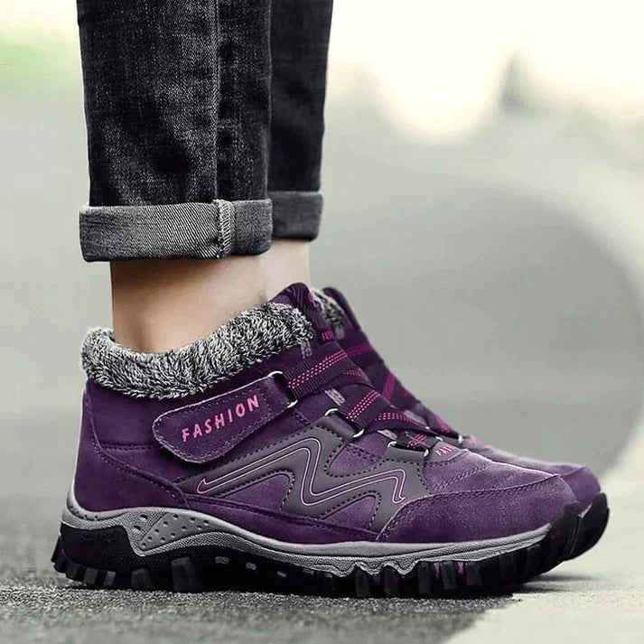 Women's mid-cut sports cotton shoes
