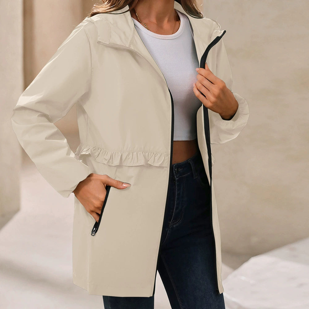 Eve - Women's Hooded Zip-Up – Lightweight Casual Jacket