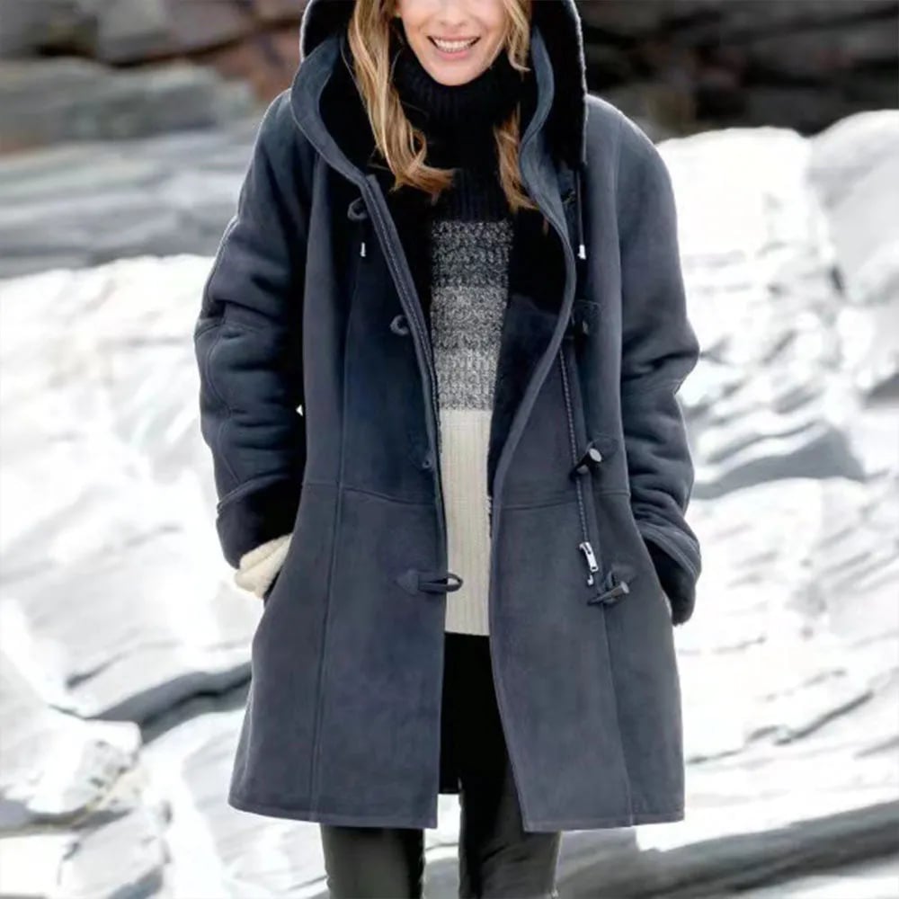 Women's plush winter coat