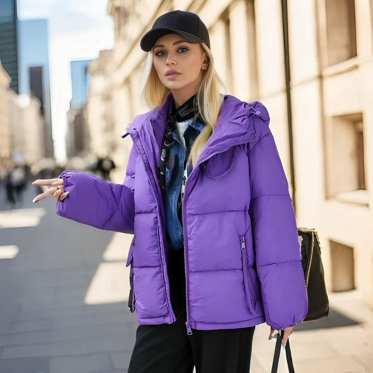 Women's oversized parka jacket