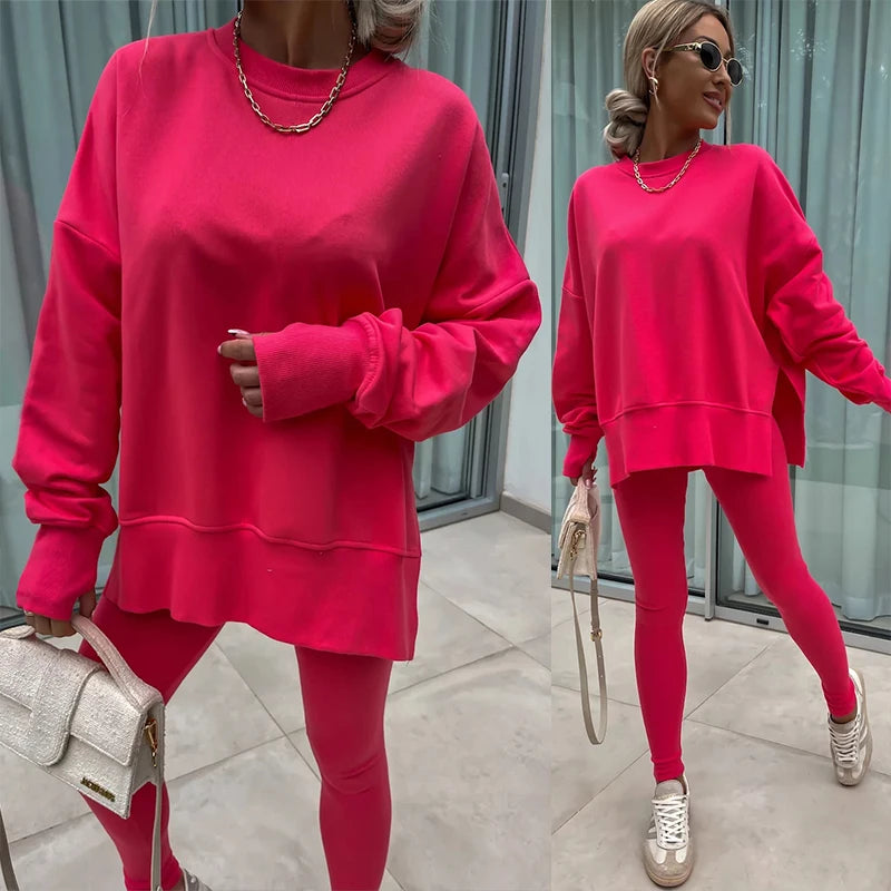 Women's oversized sweater set