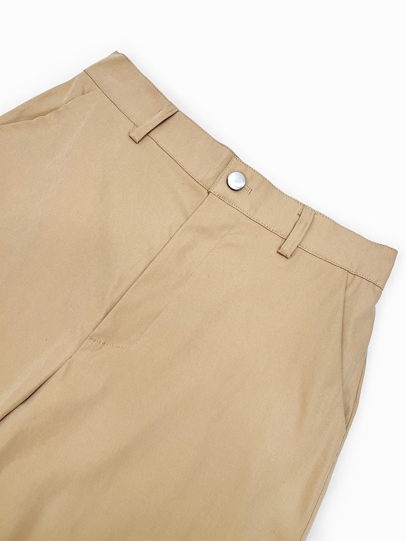 High-waisted wide-leg cargo pants with pockets for women