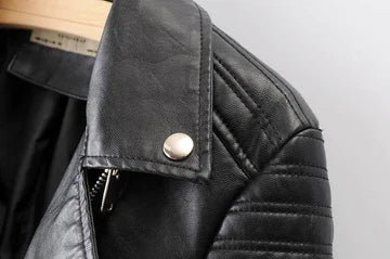 Tailored Asymmetrical Zip Biker Jacket