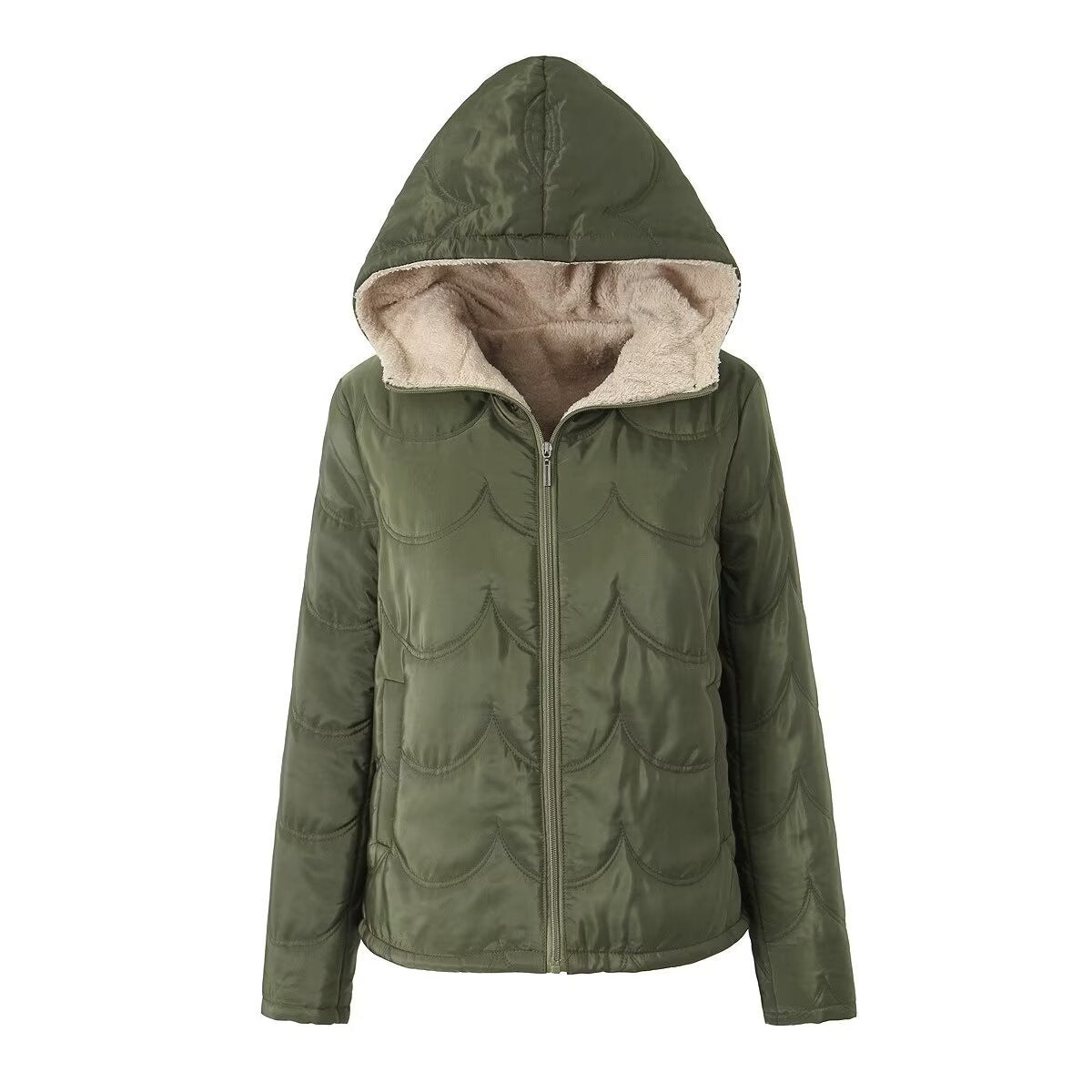 Women's warm short cotton suit