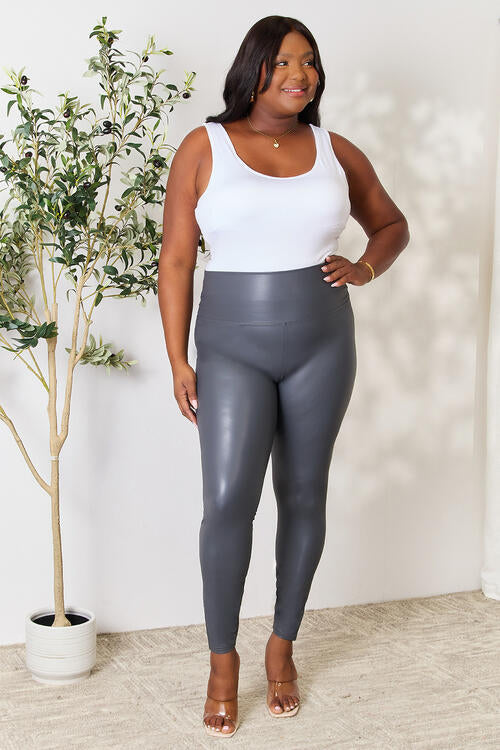 Noela - full size wide waistband high waist leggings