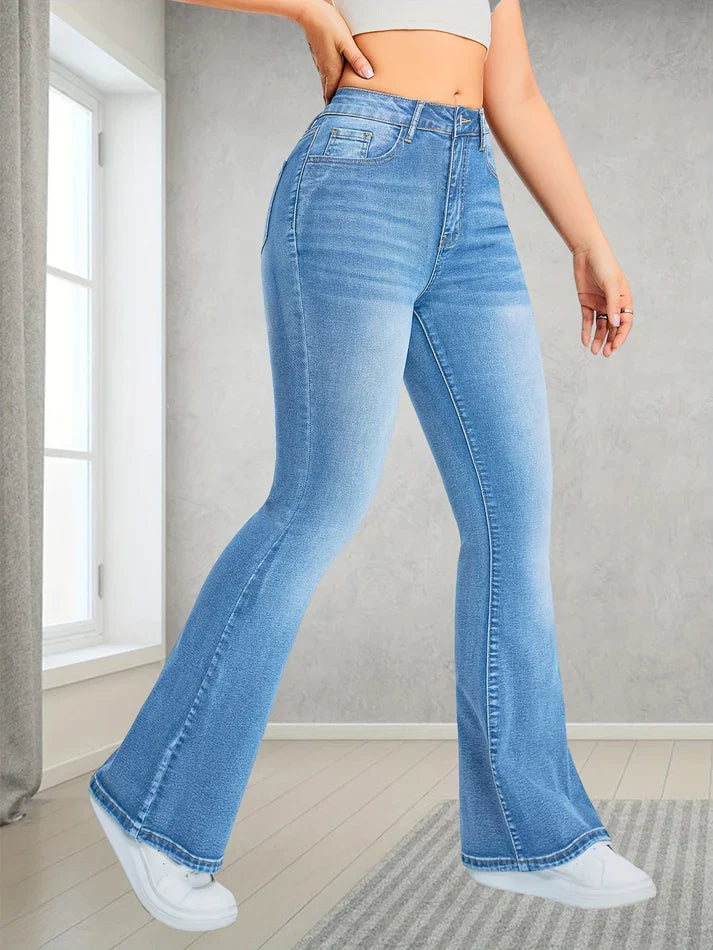 Women's casual bootcut jeans
