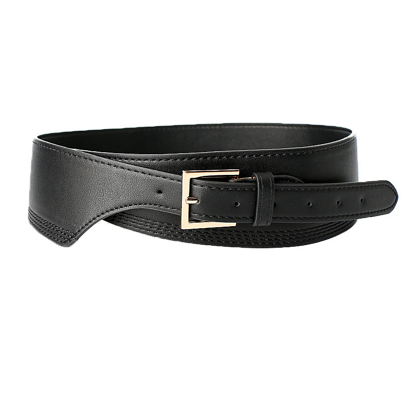 Lokelani - asymmetric leather belt